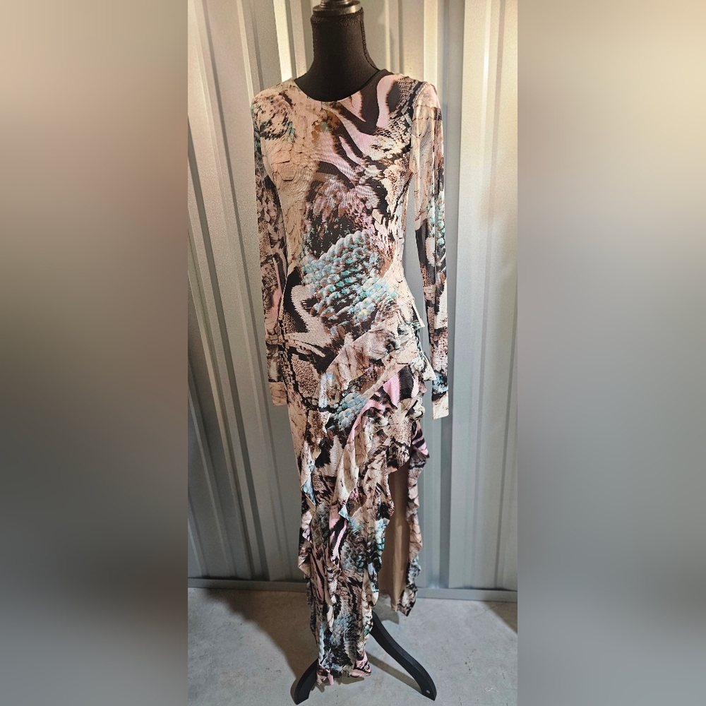 AFRM Multicolor Long Sleeve Dress